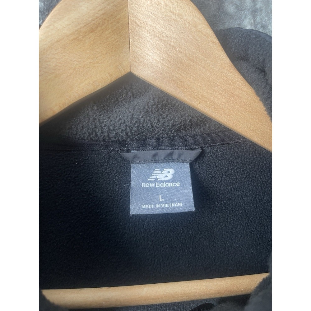 New Balance Womens Black Collar Jacket size Large - Picture 3 of 6